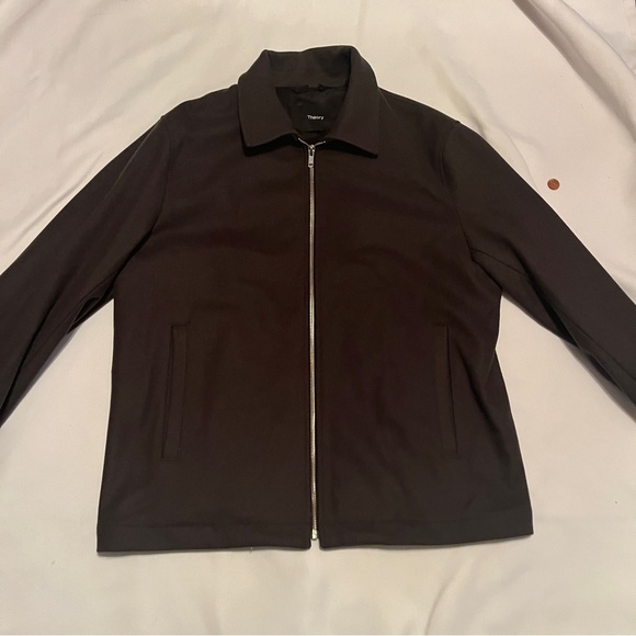 Theory black Zip-Up Jacket
